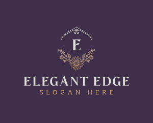 Elegant Boutique Flower logo design