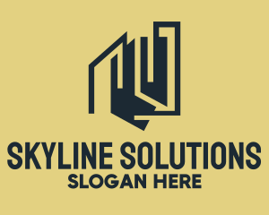 City Skyline Contractor logo design