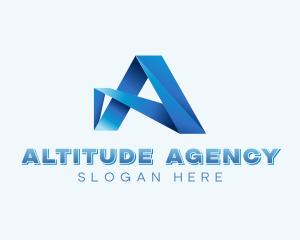 Tech Agency Letter A logo