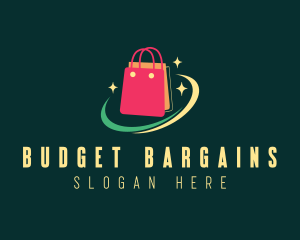 Fancy Shopping Bag Bazaar logo design