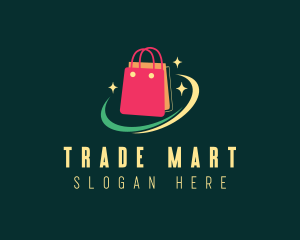 Fancy Shopping Bag Bazaar logo design