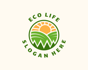 Eco Nature Agriculture logo design