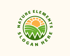 Eco Nature Agriculture logo design