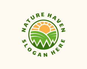 Eco Nature Agriculture logo design