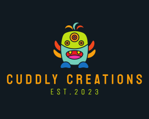 Three Eyed Monster logo design