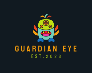 Three Eyed Monster logo design