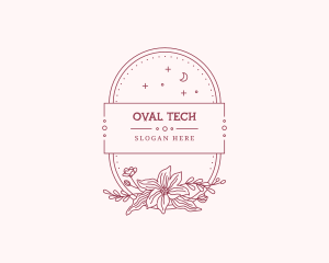 Oval Floral Garden Frame logo