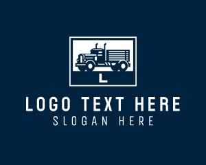 Cargo Truck Transport Logo