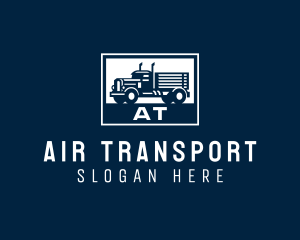 Cargo Truck Transport logo design