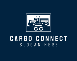 Cargo Truck Transport logo design