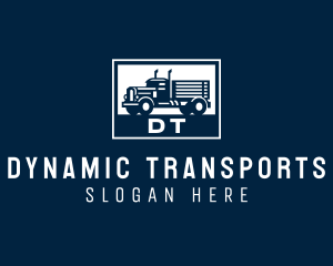 Cargo Truck Transport logo design