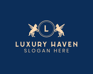 Pegasus Luxury Crest logo design