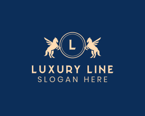 Pegasus Luxury Crest logo design