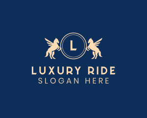 Pegasus Luxury Crest logo design