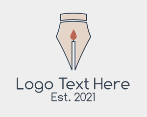 Candle Fountain Pen logo