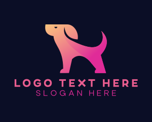 Startup Gradient Dog logo