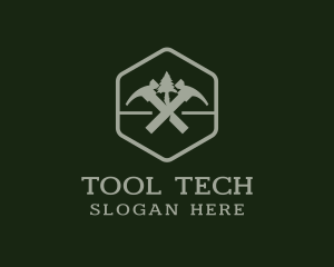 Carpentry Hammer Tool logo