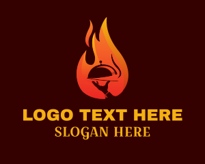 Gourmet Restaurant Flame logo