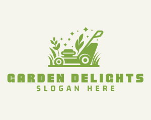 Yard Lawn Mower logo design