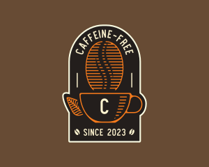 Retro Coffee Cafe logo design