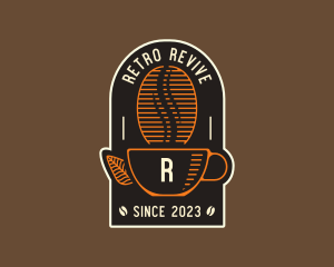 Retro Coffee Cafe logo design