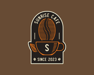 Retro Coffee Cafe logo design