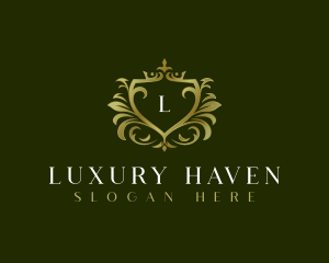 Luxury Shield Crown logo design