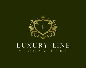 Luxury Shield Crown logo design