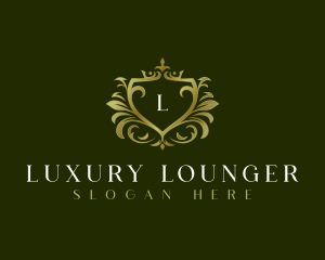 Luxury Shield Crown logo design