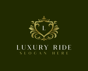 Luxury Shield Crown logo design