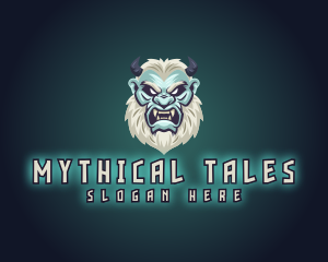 Mythical Bigfoot Monster logo design