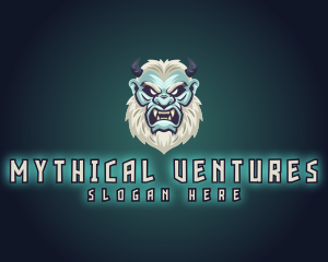 Mythical Bigfoot Monster logo design