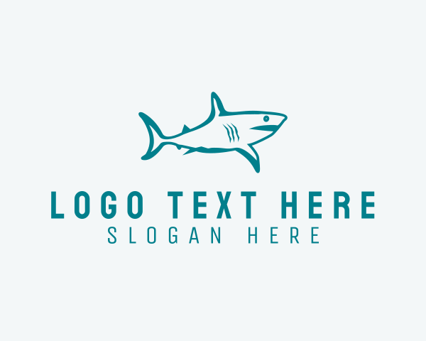 Shark Aquarium Wildlife  logo