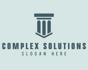 Professional Firm Pillar logo design