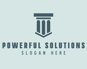 Professional Firm Pillar logo design