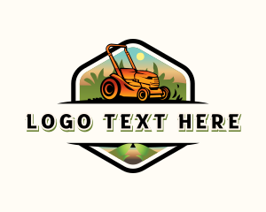 Lawn Mower Grass logo