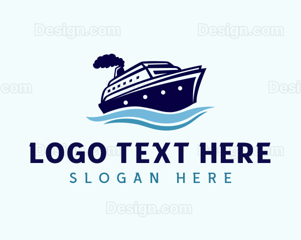 Travel Boat Transportation Logo