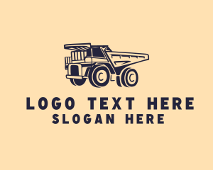 Heavy Duty Dump Truck Logo