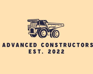 Heavy Duty Dump Truck logo design