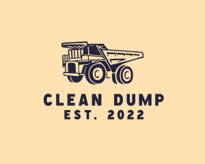 Heavy Duty Dump Truck logo design