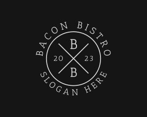 Professional Hipster Pub Bistro logo design