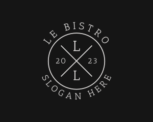 Professional Hipster Pub Bistro logo design