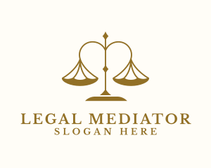 Gold Justice Law Firm logo design