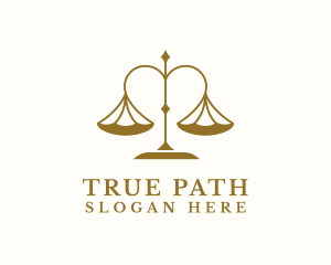 Gold Justice Law Firm logo design