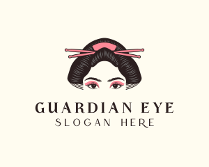 Oriental Geisha Cosmetics logo design