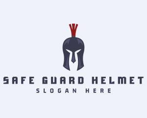 Spartan Helmet Warrior logo
