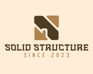 Brick Wood Wall Square logo