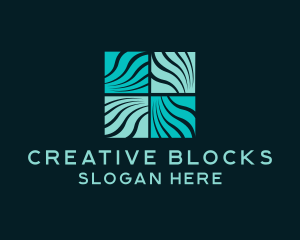 Creative Waves Window logo design