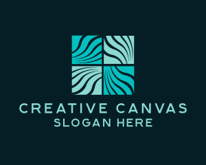 Creative Waves Window logo design