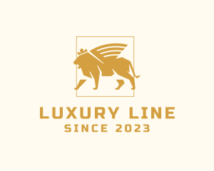 Royal Luxury Lion logo design